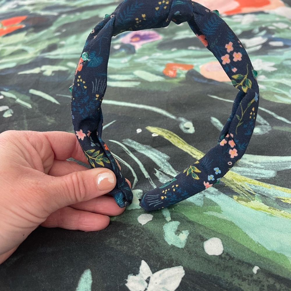 Rifle Paper Co headband with gems